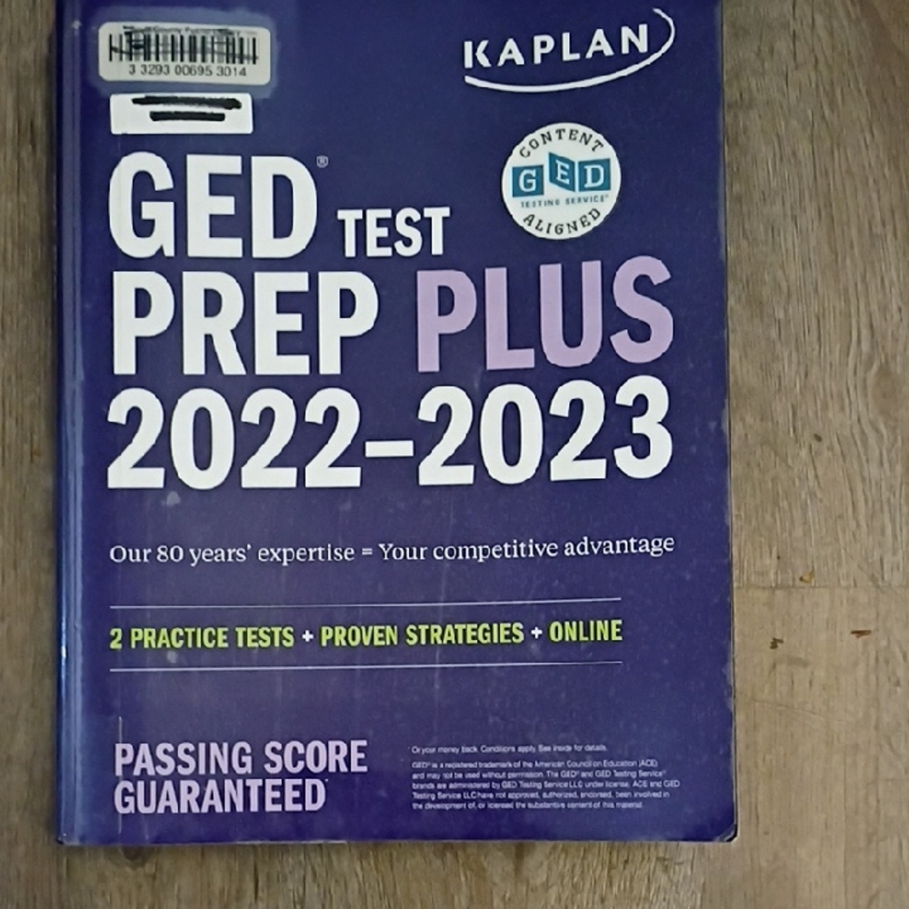 Kaplan Purple GED Test Prep Plus 2022-2023